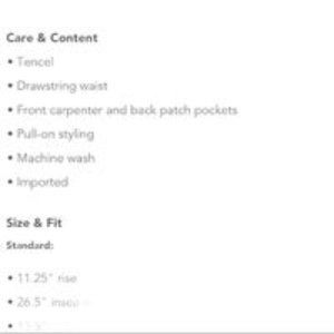 NWT Anthropologie The Nomad joggers!